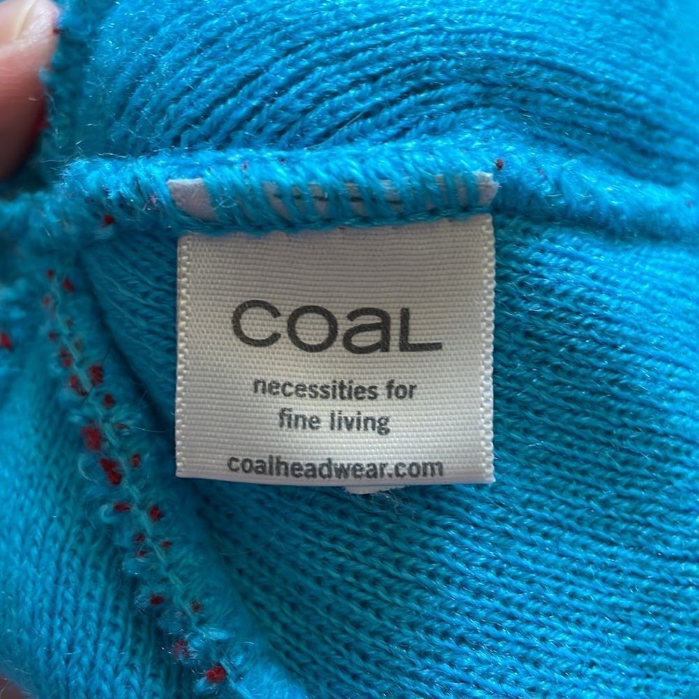 Coal Blue and Red Logo Puff Ball Hat - Picture 3 of 4